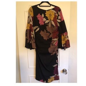 Crepe Fall Floral dress